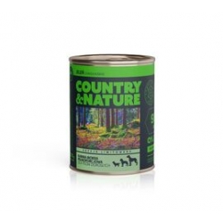 COUNTRY&NATURE - Mokra karma Jeleń z kaszą kuskus 800 g